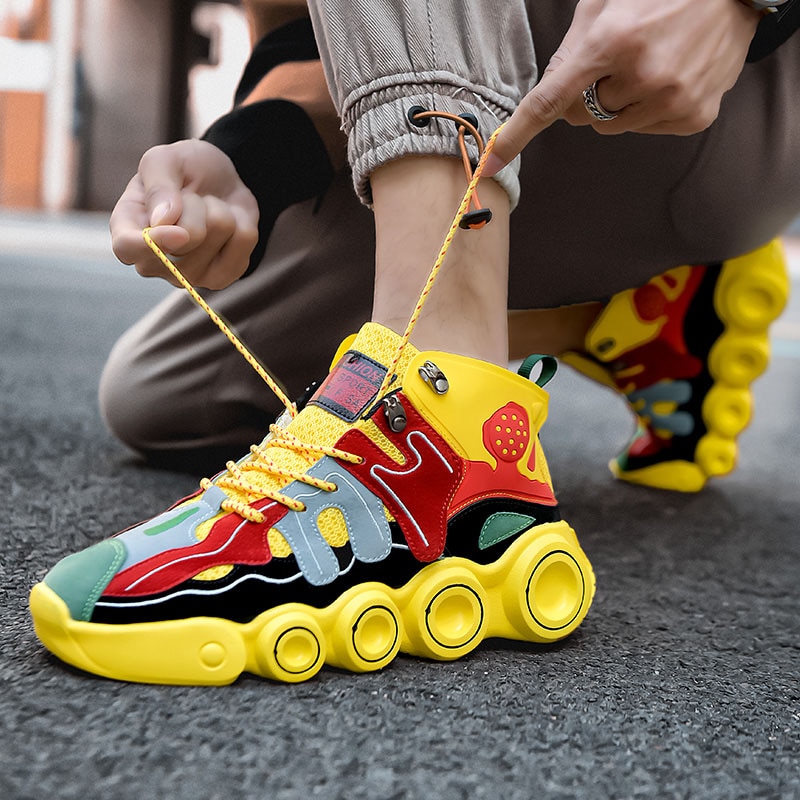 Men's Shoes - Yellow Mix (1)